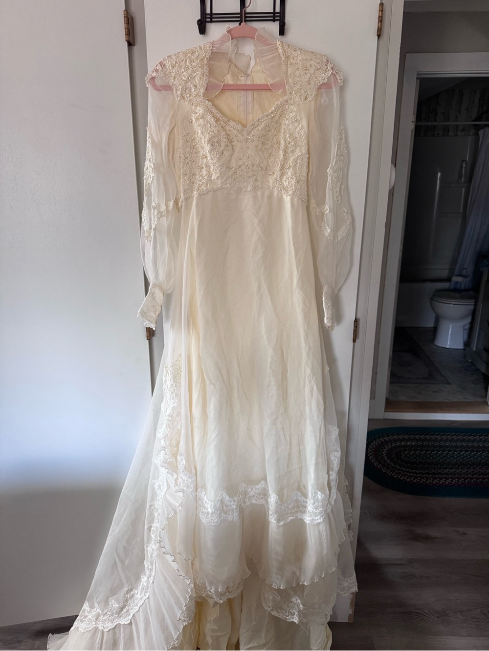 Vintage Union made wedding dress